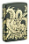 Зажигалка ZIPPO Дракон с зеленым матовым покрытием | Dragon Design Green Matte, латунь/сталь, зеленая, матовая, 38x13x57 мм