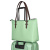 Сумка VICTORINOX Victoria Deluxe Business Tote, мятная, нейлон/кожа/микрозамша, 47x15x31 см, 16 л Сумка VICTORINOX Victoria Deluxe Business Tote, мятная, нейлон/кожа/микрозамша, 47x15x31 см, 16 л