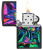 Зажигалка ZIPPO Counter Culture с покрытием Black Light, латунь/сталь, черная,матовая 38x13x57 мм Зажигалка ZIPPO Counter Culture с покрытием Black Light, латунь/сталь, черная,матовая 38x13x57 мм