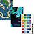 Плед Multicolor Net на заказ, S