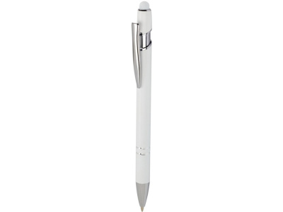 Kish шариковая ручка с серебристой отделкой - Белый (синие чернила) , размер синие чернила