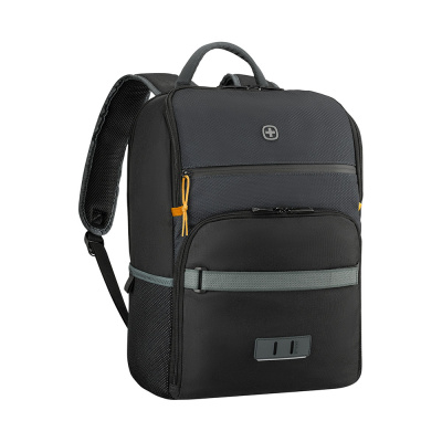 Рюкзак WENGER Move 16", чёрный, переработанный ПЭТ, 33 x 19 x 44 см, 22 л