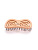 Щетка Dewal Beauty серия "Friendly", массажная, с нейлоновым штифтом, форма бабочка, оранжевая