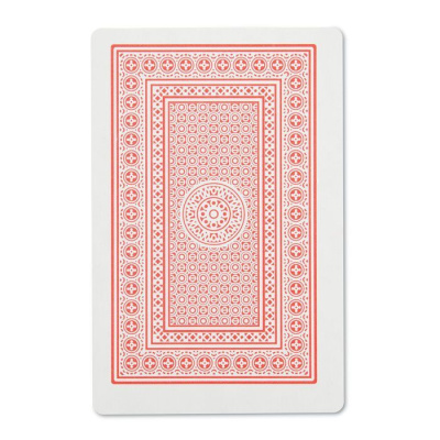 Игральные карты в коробочке тускло-серебряный