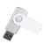 Флешка TWIST WHITE COLOR Серебристая с белым 4015.06.07.32ГБ Флешка TWIST WHITE COLOR Серебристая с белым 4015.06.07.32ГБ