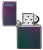 Зажигалка ZIPPO Логотип с зелено-фиолетовым покрытием | Logo Iridescent, латунь/сталь, фиолетовая, матовая, 38x13x57 мм Зажигалка ZIPPO Логотип с зелено-фиолетовым покрытием | Logo Iridescent, латунь/сталь, фиолетовая, матовая, 38x13x57 мм