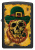 Зажигалка ZIPPO Lucky Map с покрытием Black Matte, латунь/сталь, черная, 38x13x57 мм