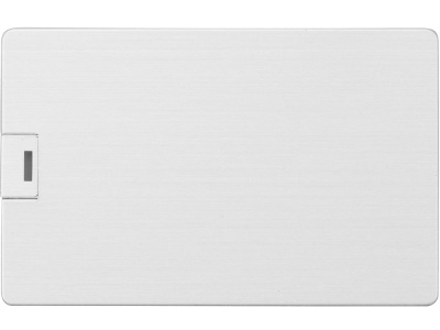 Флеш-карта USB 2.0 16 Gb в виде металлической карты Card Metal, серебристый , размер 16ГБ