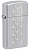 Зажигалка ZIPPO Slim® Honeycomb Design с покрытием High Polish Chrome, латунь/сталь, серебристая, 29x10x60 мм