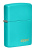 Зажигалка ZIPPO Classic с покрытием Flat Turquoise, латунь/сталь, бирюзовая, глянцевая, 38x13x57 мм Зажигалка ZIPPO Classic с покрытием Flat Turquoise, латунь/сталь, бирюзовая, глянцевая, 38x13x57 мм