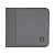 Бумажник VICTORINOX Travel Essentials Bi-Fold Wallet, с защитой от сканирования RFID, серый, полиэстер, 11x2x10 см