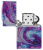 Зажигалка ZIPPO Universe Astro с покрытием 540 Tumbled Chrome, латунь/сталь, сиреневая, 38x13x57 мм Зажигалка ZIPPO Universe Astro с покрытием 540 Tumbled Chrome, латунь/сталь, сиреневая, 38x13x57 мм