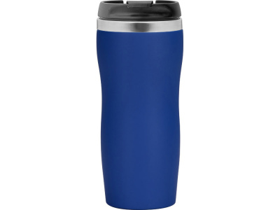 Термокружка Double wall mug C1, soft touch, 350 мл, синий (Р)