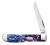 Нож перочинный ZIPPO Patriotic Kirinite Smooth Mini Trapper, 89 мм, синий + ЗАЖИГАЛКА ZIPPO 207 Нож перочинный ZIPPO Patriotic Kirinite Smooth Mini Trapper, 89 мм, синий + ЗАЖИГАЛКА ZIPPO 207