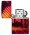 Зажигалка ZIPPO Cyber City с покрытием 540 Matte, латунь/сталь, оранжевая 38x13x57 мм