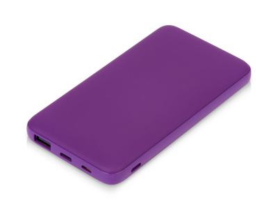 Подарочный набор с термосом и повербанком С2, фиолетовый , размер 10000 mAh
