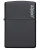 Зажигалка ZIPPO Логотип с черным матовым покрытием | Logo Black Matte, латунь/сталь, чёрная, матовая, 38x13x57мм Зажигалка ZIPPO Логотип с черным матовым покрытием | Logo Black Matte, латунь/сталь, чёрная, матовая, 38x13x57мм