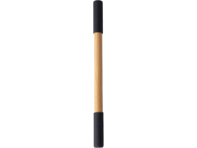 Вечный карандаш и ручка из бамбука Black bamboo, натуральный и черный