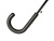 Зонт-трость Wind, полуавтомат, черный (Р)