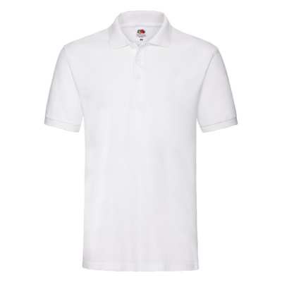 Рубашка поло мужская PREMIUM POLO, белый, 2XL, 100% хлопок, 170 г/м2