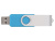 Флеш-карта USB 2.0 8 ГБ Квебек, голубой , размер 8ГБ Флеш-карта USB 2.0 8 ГБ Квебек, голубой , размер 8ГБ