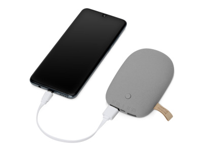 Универсальное зарядное устройство power bank в форме камня. 7800MAH. gray (Р) , размер 7800 mAh