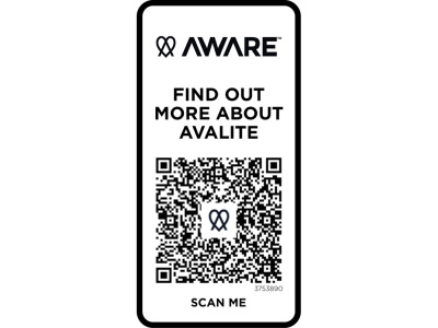 Avalite футболка унисекс Aware™ из переработанных материалов с коротким рукавом - Черный , размер 2XL