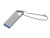 USB 2.0-флешка на 512 Мбайт с мини чипом, компактный дизайн, отверстие треугольной формы для цепочки , размер 512МБ