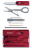 Швейцарская карточка VICTORINOX SwissCard Classic, 10 функций, полупрозрачная красная Швейцарская карточка VICTORINOX SwissCard Classic, 10 функций, полупрозрачная красная