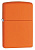 Зажигалка ZIPPO классическая с оранжевым матовым покрытием | Classic Orange Matte, латунь/сталь, оранжевая, матовая, 38x13x57 мм