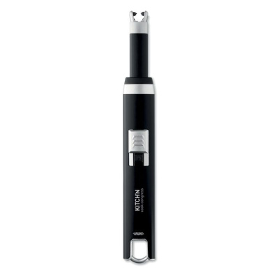 Большая USB зажигалка черный