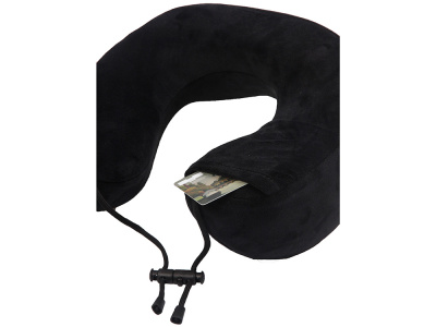 Подушка для путешествий с эффектом памяти Мемо Bluewinder Black