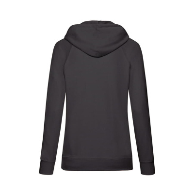 Толстовка женская "LIGHTWEIGHT", черный_XL, 80% хлопок, 20% полиэстер, 240 г/м2