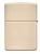 Зажигалка ZIPPO классическая со светло-песочным покрытием | Classic Flat Sand, латунь/сталь, бежевая, глянцевая, 38x13x57 мм