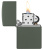 Зажигалка ZIPPO Classic с покрытием Green Matte, латунь/сталь, зелёная, матовая, 38x13x57 мм Зажигалка ZIPPO Classic с покрытием Green Matte, латунь/сталь, зелёная, матовая, 38x13x57 мм