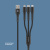 Дата-кабель Armor 3 в 1: micro USB, USB-C, Ligthning, 1.2м, черный, Deppa Дата-кабель Armor 3 в 1: micro USB, USB-C, Ligthning, 1.2м, черный, Deppa