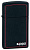 Зажигалка ZIPPO Slim® с покрытием Black Matte, латунь/сталь, чёрная, матовая, 29x10x60 мм