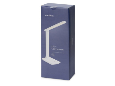 Настольная лампа Rombica LED FAROS, белый (квадратное основание) (Р)