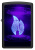 Зажигалка ZIPPO UFO Flame с покрытием Black Light, латунь/сталь, черная, матовая, 38x13x57 мм Зажигалка ZIPPO UFO Flame с покрытием Black Light, латунь/сталь, черная, матовая, 38x13x57 мм