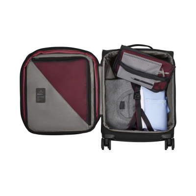 Чемодан VICTORINOX Crosslight, чёрный, RPET полиэстер, 40x20x55 см, 37 л