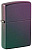 Зажигалка ZIPPO классическая с зелено-фиолетовым покрытием | Classic Iridescent, латунь/сталь, фиолетовая, матовая, 38x13x57 мм