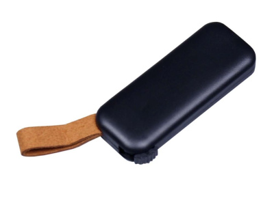 USB-флешка промо на 32 Гб прямоугольной формы, выдвижной механизм, черный , размер 32ГБ