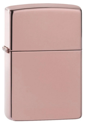 Зажигалка ZIPPO классическая с глянцевым покрытием розовое золото | Classic High Polish Rose Gold, латунь/сталь, розовое золото, глянцевая, 38x13x57мм