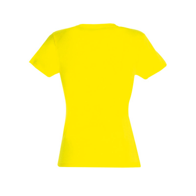 Футболка MISS 2XL лимонный 100% хлопок 150, г/м2