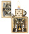 Зажигалка ZIPPO Пламя в стиле ар-деко с покрытием Глянцевая латунь | Art Deco Flame High Polish Brass, латунь/сталь, золотистая, 38x13x57мм Зажигалка ZIPPO Пламя в стиле ар-деко с покрытием Глянцевая латунь | Art Deco Flame High Polish Brass, латунь/сталь, золотистая, 38x13x57мм