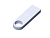 USB 2.0-флешка на 32 Гб с мини чипом и круглым отверстием, белый , размер 32ГБ