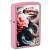 Зажигалка ZIPPO Анаконда Мацци с розовым матовым покрытием | Mazzi® Anaconda Pink Matte, латунь/сталь, розовая, матовая, 38x13x57 м