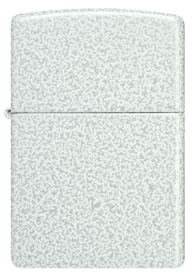 Зажигалка ZIPPO классическая с ледяным покрытием | Classic Glacier, латунь/сталь, белая, матовая, 38x13x57 мм