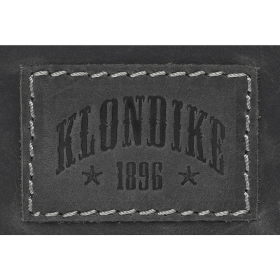 Сумка-планшет KLONDIKE 1896 коллекция «ЗЕМЛЯ ПРЕДКОВ | NATIVE», натуральная кожа в черном цвете, 23 х 7 х 24 см