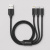 Дата-кабель 3 в 1: micro USB, USB-C, Ligthning, алюминий, 1.2м, черный, Deppa Дата-кабель 3 в 1: micro USB, USB-C, Ligthning, алюминий, 1.2м, черный, Deppa